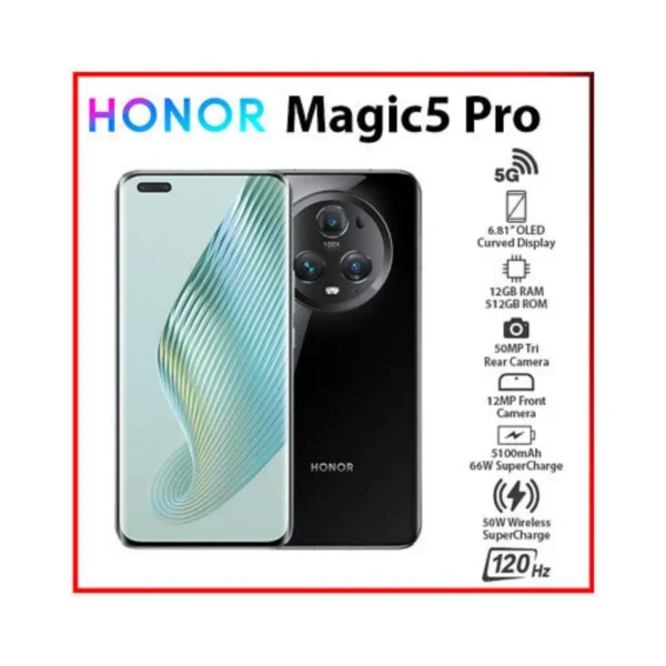Honor Magic 5 Pro – 12GO/512GO : Élégance et Puissance Réunies ! – Image 4